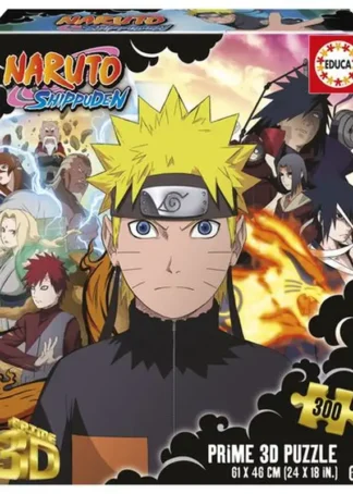 PUZZLE 3D LENTICULAR 300 PIEZAS NARUTO SHIPPUDEN