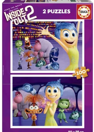 PUZZLE 2X100 PIEZAS INSIDE OUT 2