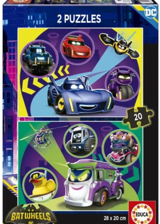 PUZZLE BATWHEELS 2X20 PIEZAS