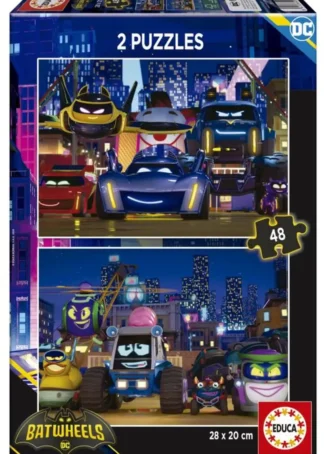 PUZZLE BATWHEELS 2X48 PIEZAS