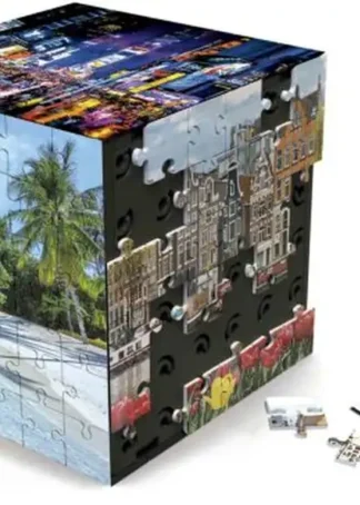 PUZZLE 3D CUBE VIAJES