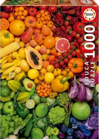PUZZLE 1000 PIEZAS VITAMINAS DE COLORES
