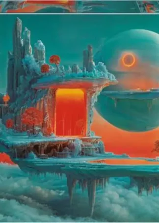 PUZZLE 1000 PIEZAS PLANETA DE FUEGO Y HIELO