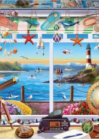 PUZZLE 1000 PIEZAS VIDA EN EL PUERTO