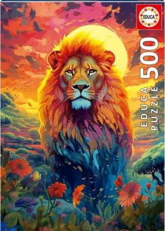 PUZZLE 500 PIEZAS MIRADA MAJESTUOSA LEON