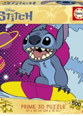 PUZZLE 3D LENTICULAR 500 PIEZAS STITCH