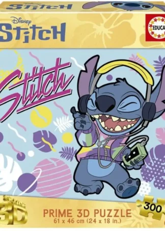 PUZZLE 3D LENTICULAR 300 PIEZAS STITCH