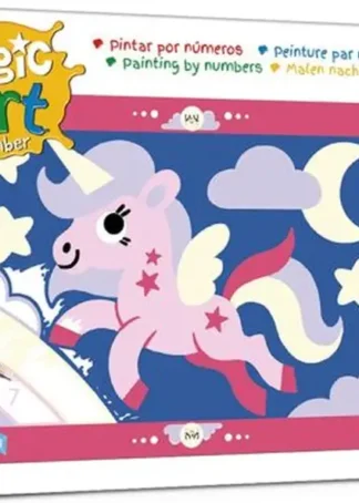 MAGIC ART NUMBER ART +4 UNICORNIOS