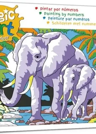 MAGIC ART NUMBER ART +9 ANIMALES SALVAJES