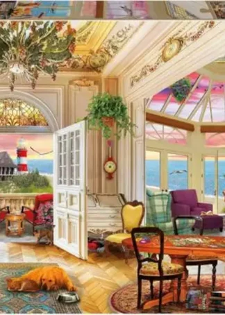 PUZZLE 3000 PIEZAS VIDA EN LA COSTA