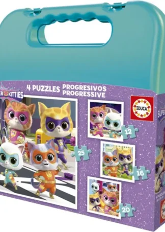 MALETA 4 PUZZLES PROGRESIVOS SUPERKITTIE FSC