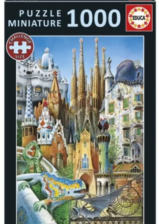 PUZZLE MINIATURE 1000 PIEZAS GAUDI
