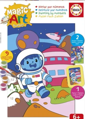 MAGIC ART NUMBER ART +6 ESCENA ESPACIAL