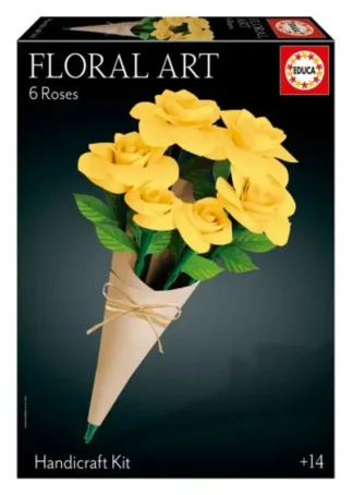 FLORAL ART 5 ROSAS AMARILLAS