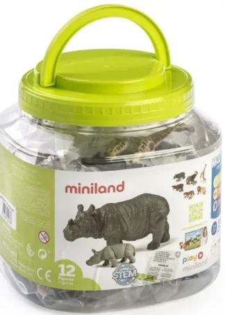 ANIMALES SALVAJES + BEBES 12 UDS