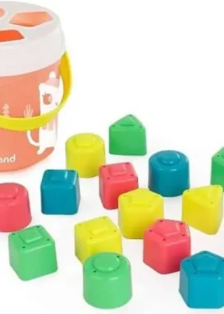 CUBOS Y FORMAS ENCAJABLES SALMON