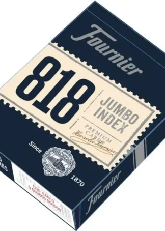 55 NAIPES POKER Nº818 ESTUCHE CARTON 2 INDICES GIGANTES