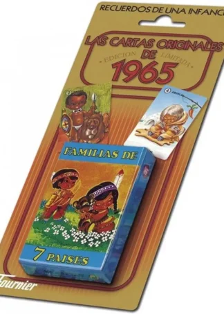 NAIPE FAMILIAS DE 7 PAISES (CARTAS+REGLAMENTO JUEGO)