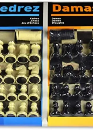 TABLERO GRANDE 40CM AJEDREZ / DAMAS + ACCESORIOS