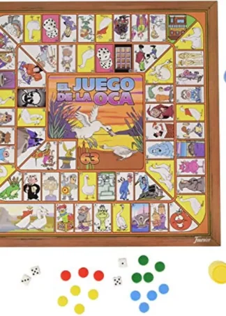 TABLERO 33X33CM PARCHIS 4/OCA + ACCESORIOS