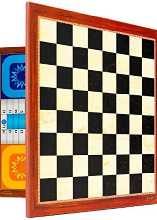 TABLERO GRANDE PARCHIS/AJEDREZ 4 JUGADORES 40X40CM