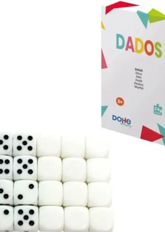 C/24 DADOS 6 NUMEROS Y 6 BLANCOS