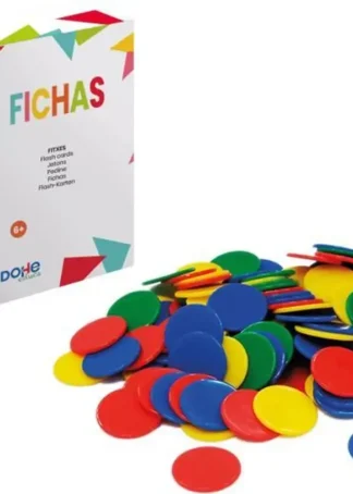 C/104 FICHAS REDONDAS 4 COLORES