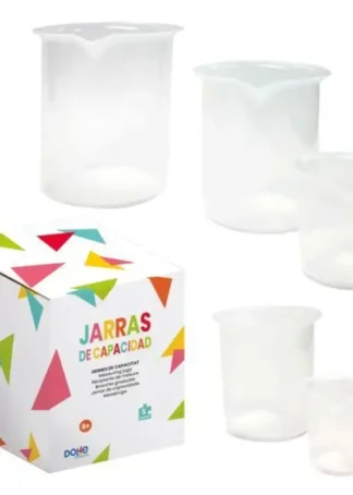 C/5 JARRAS GRADUADAS PLASTICO VARIAS CAPACIDADES