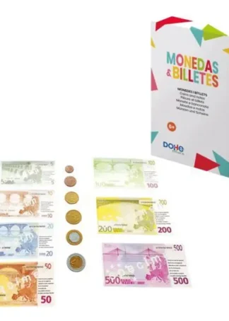 C/175 MONEDAS Y BILLETES EUROS PLASTICO