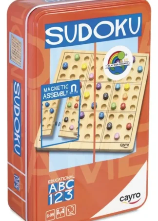 SUDOKU METAL BOX MADERA