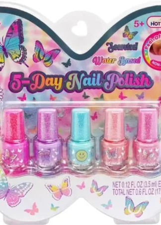 KIT ESMALTE DE UÑAS MULTICOLOR BUTTERFLY HOT FOCUS