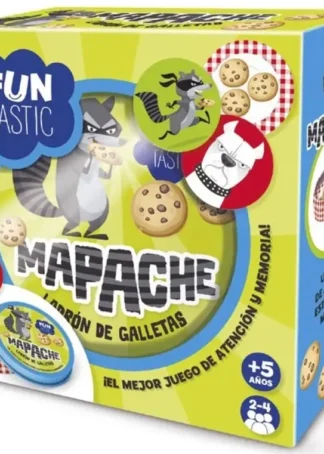 CARTAS REDONDAS FUNTASTIC MAPACHE