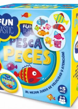 CARTAS REDONDAS FUNTASTIC PESCA DE PECES CON CAJA
