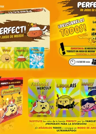PACK PERFECT! UN JUEGO DE MIERDA + EXPANSION LOS FAMOJETES