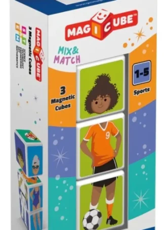 GEOMAG MAGICUBE MIX &MATCH SPORTS 3 PIEZAS