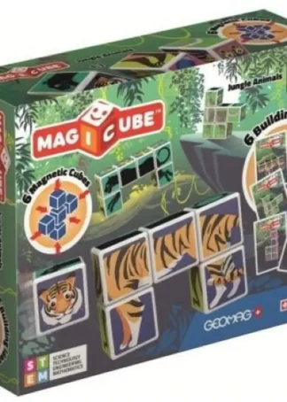 GEOMAG MAGICUBE JUEGO DE CONSTRUCCION MAGNETICA JUNGLE 6 PZ
