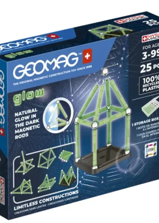 GEOMAG GLOW RECYCLED CONSTRUCCIONES MAGNETICAS 25 PZS