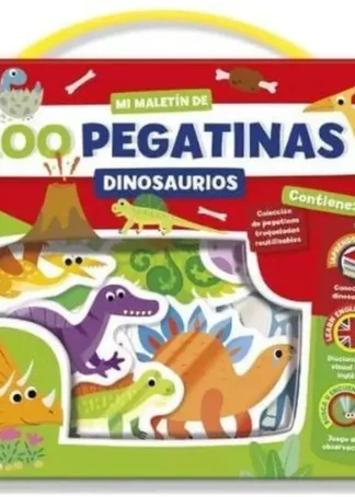 MALETIN 100 PEGATINAS DINOSAURIOS