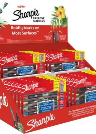 EXPOSITOR SOBREMESA 24 ESTUCHES SHARPIE CREATIVE MARKERS