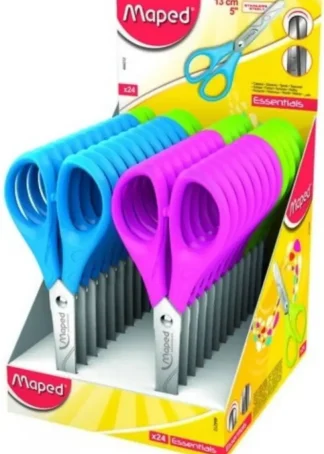 EXP 24 TIJERA ESCOLAR 13CM ESSENTIALS MAPED