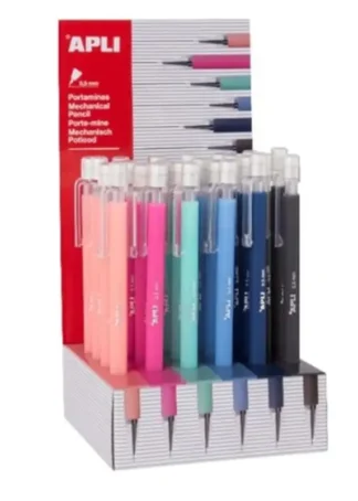 EXP 24 PORTAMINAS 0,5MM COLORES SURTIDOS