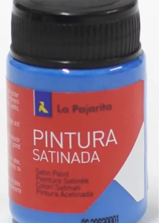 C/6 BOTE PINTURA SATINADA LA PAJARITA AZUL INTENSO 35ML