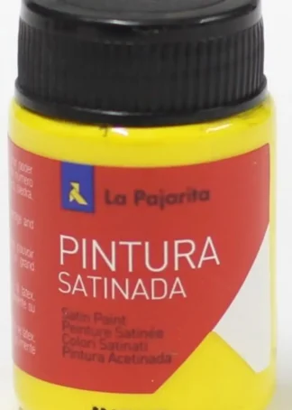 C/6 BOTE PINTURA SATINADA LA PAJARITA AMARILLO ORO 35ML L02
