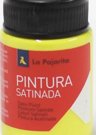 C/6 BOTE PINTURA SATINADA LA PAJARITA AMARILLO LIMON L01