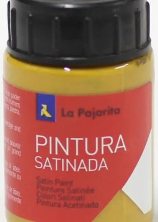 C/6 BOTE PINTURA SATINADA LA PAJARITA AMARILLO OXIDO L03