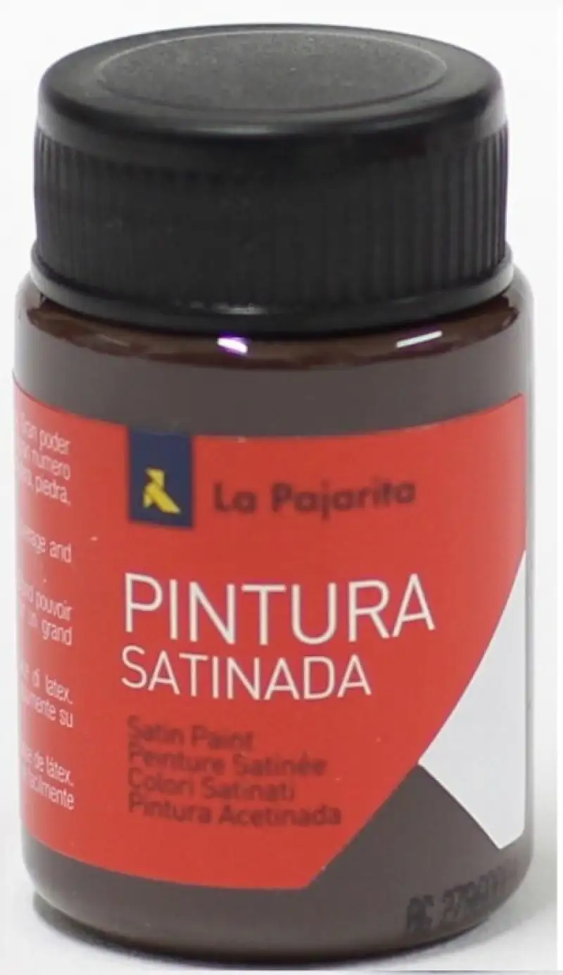 C/6 BOTE PINTURA SATINADA LA PAJARITA SOMBRA TOSTADA L15