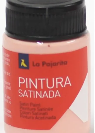 C/6 BOTE PINTURA SATINADA LA PAJARITA ROSA MEDIO L29