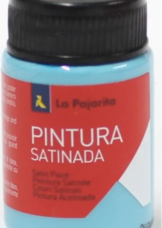 C/6 BOTE PINTURA SATINADA LA PAJARITA AZUL TURQUESA L35