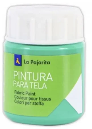 C/6 BOTE PINTURA PARA TELA OPACA PAJARITA VERDE ESMERALDA