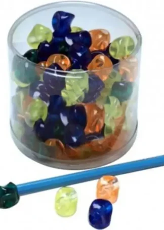 BOTE 60 ADAPTADORES PARA LAPICES COLORES SURTIDOS